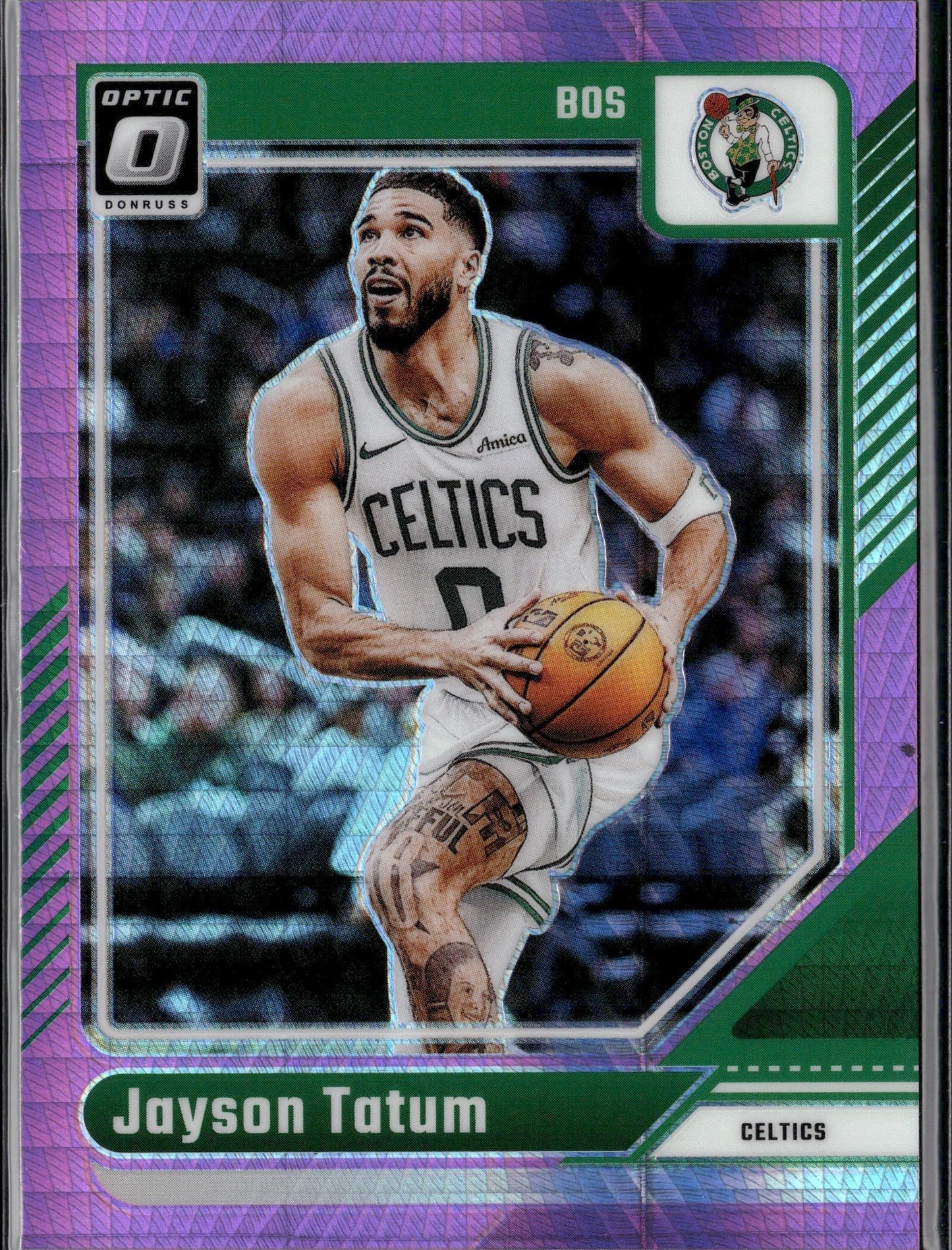2024-25 Donruss Optic Jayson Tatum Hyper Pink #70