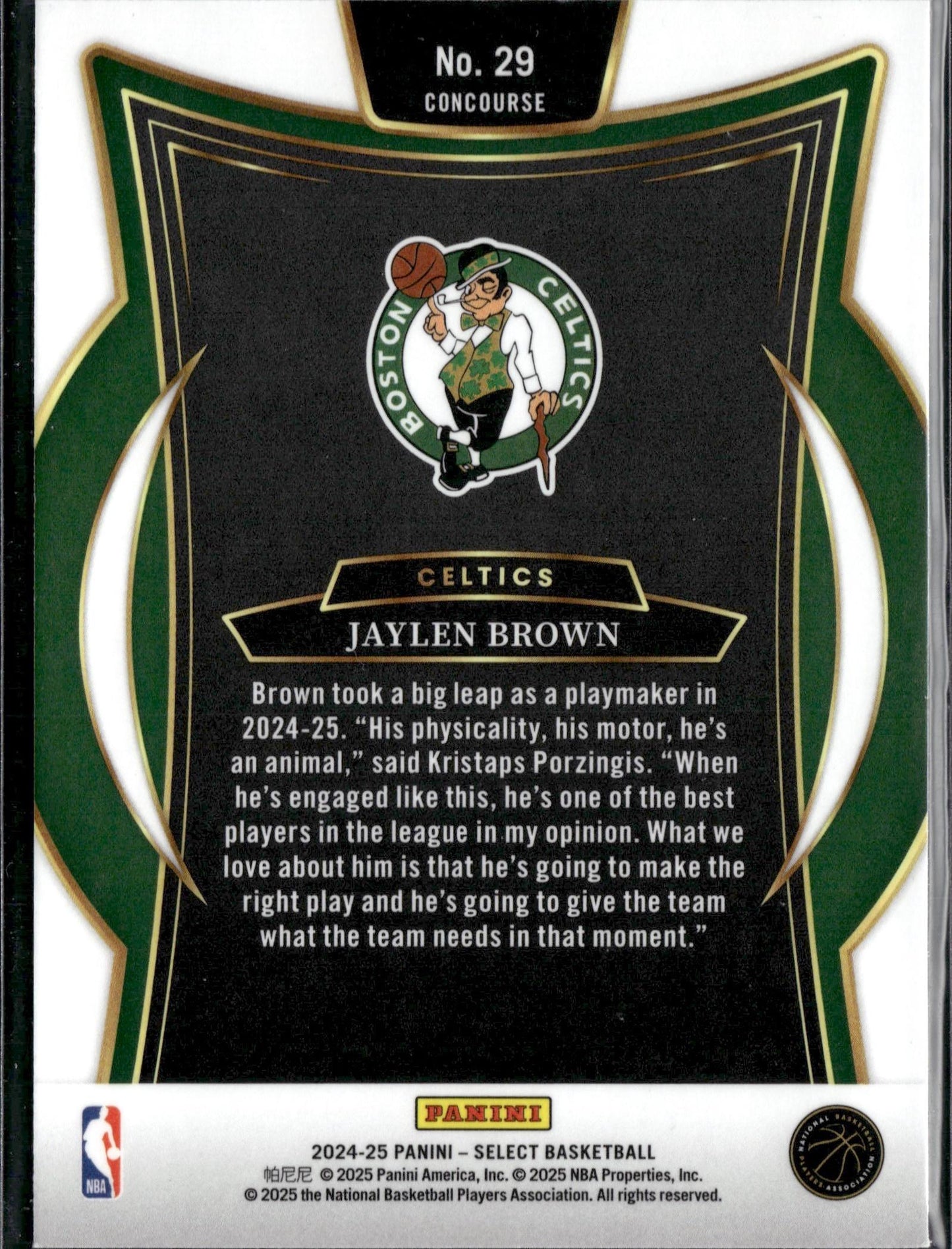 2024-25 Panini Select Jaylen Brown Blue (Retail) #29