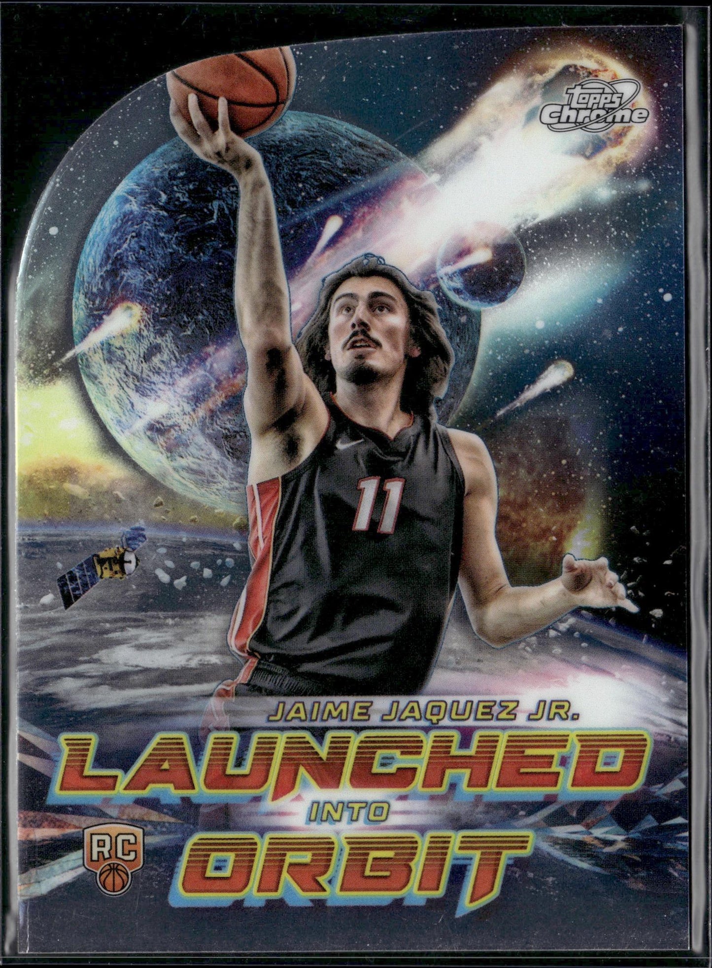 2023-24 Topps Chrome Cosmic Jaime Jaquez Jr. Launched Into Orbit #LIO-6