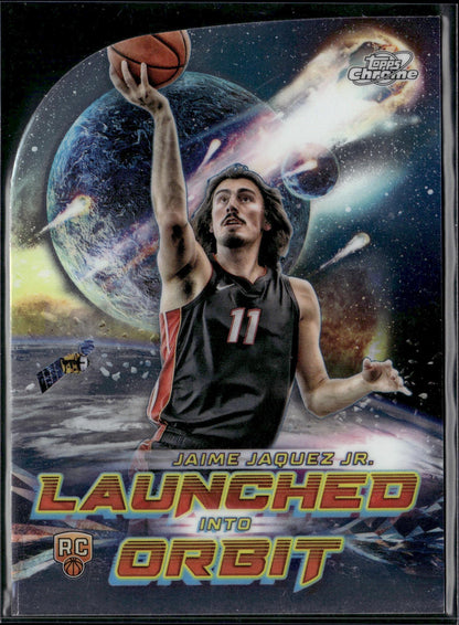 2023-24 Topps Chrome Cosmic Jaime Jaquez Jr. Launched Into Orbit #LIO-6