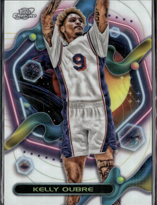2023-24 Topps Chrome Cosmic Kelly Oubre Refractors #98