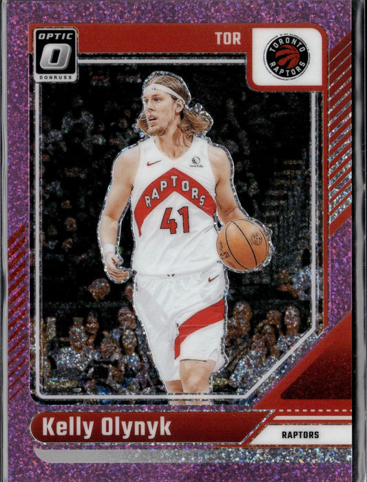 2024-25 Donruss Optic Kelly Olynyk Pink Glitter #/275 #152