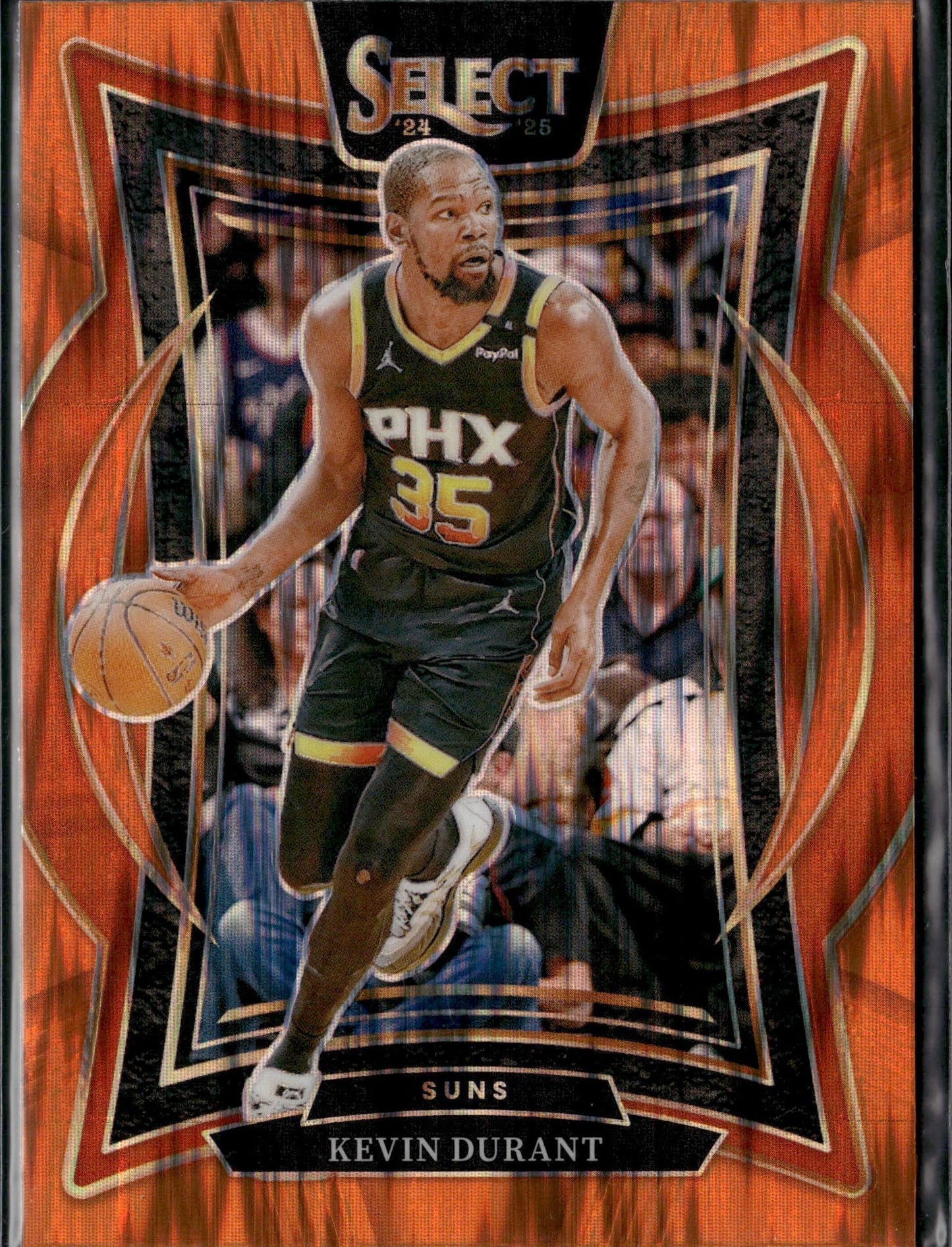 2024-25 Panini Select Kevin Durant Orange Flash Prizm #51