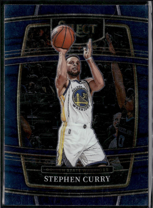 2021-22 Panini Select Stephen Curry Blue (Retail Base) #94