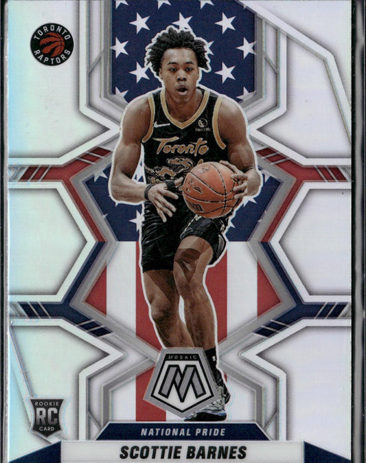 2021-22 Panini Mosaic Scottie Barnes Silver #257