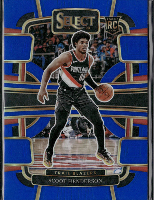 2023-24 Panini Select Scoot Henderson Rookie Blue (Retail Base) #77