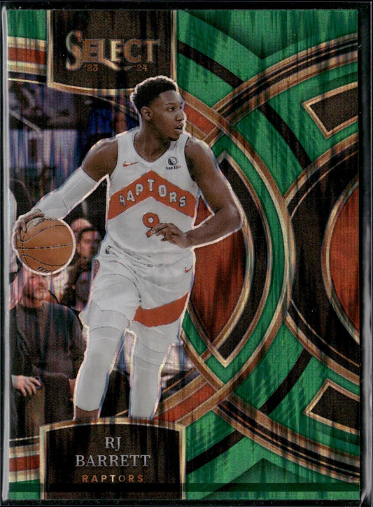 2023-24 Panini Select RJ Barrett Green Shock Prizms #200