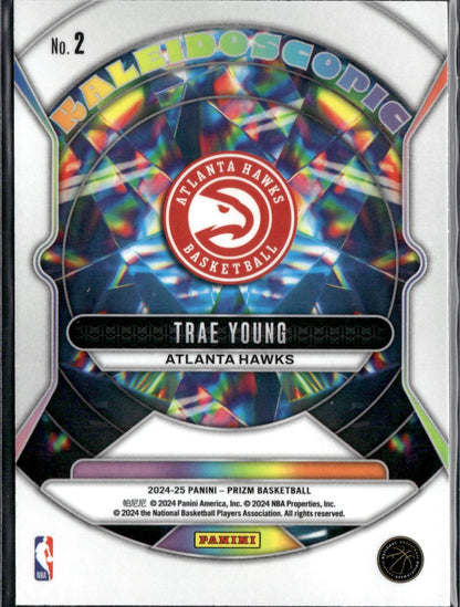 2024-25 Panini Prizm Trae Young Kaleidoscopic #2