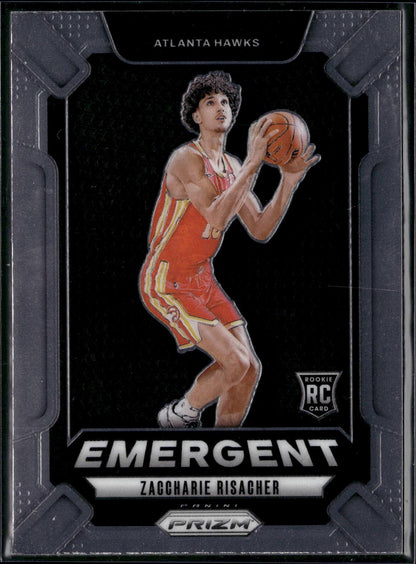 2024-25 Panini Prizm Zaccharie Risacher Emergent #6