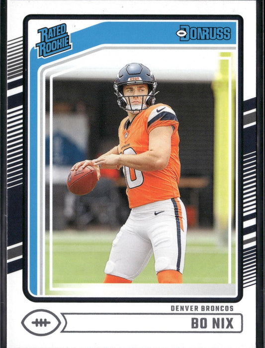 2024 Donruss Bo Nix Rated Rookie #369
