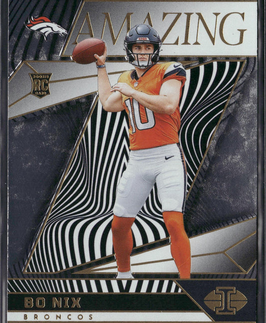 2024 Panini Illusions Bo Nix Amazing #7