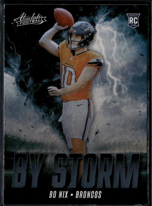 2024 Panini Absolute Bo Nix By Storm #BS-BNX