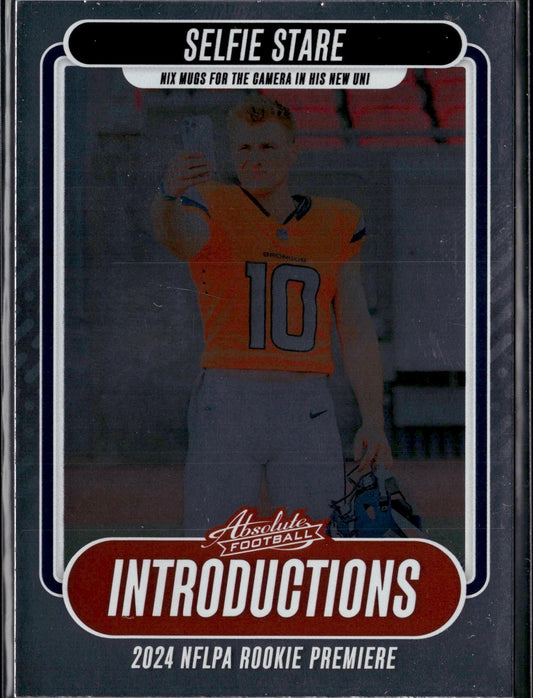 2024 Panini Absolute Bo Nix Introductions #I-BNX