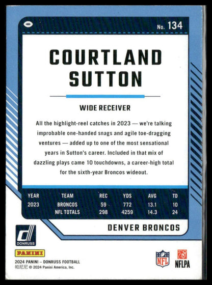 2024 Donruss Courtland Sutton #134