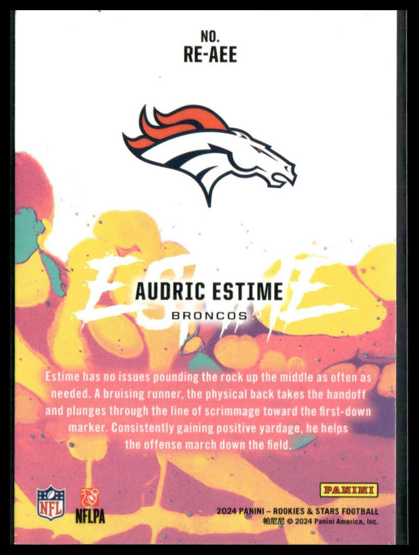 2024 Panini Rookies & Stars Audric Estime Rookie Exclusive #RE-AEE