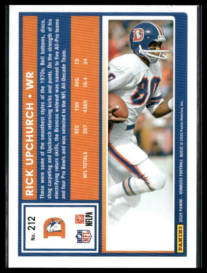 2025 Donruss Rick Upchurch #212