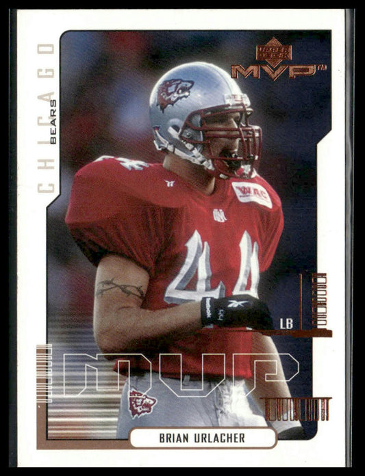 2000 Upper Deck MVP Brian Urlacher Rookie #192
