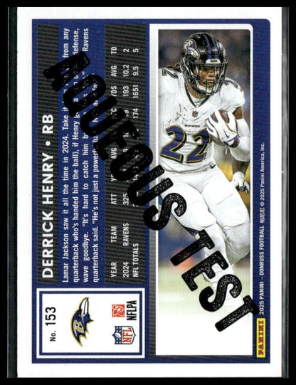 2025 Donruss Derrick Henry #153