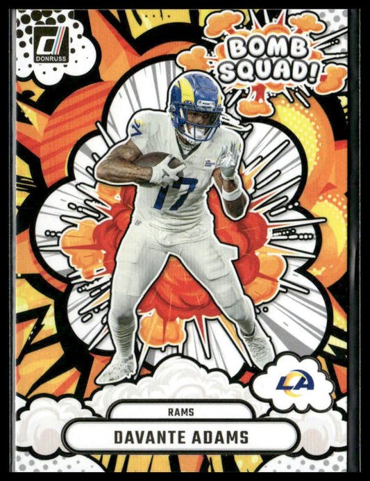2025 Donruss Davante Adams Bomb Squad #BS-DAS