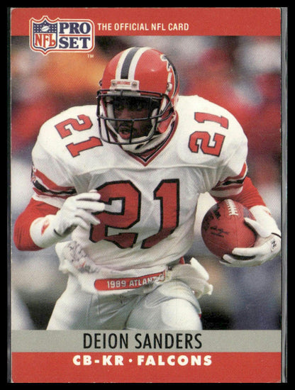 1990 Pro Set Deion Sanders #36