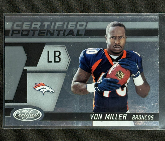 2011 Panini Certified Von Miller Certified Potential #/999 #36