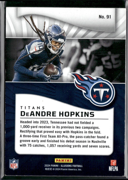 2024 Panini Illusions DeAndre Hopkins Cubic Trophy Collection #/399 #91