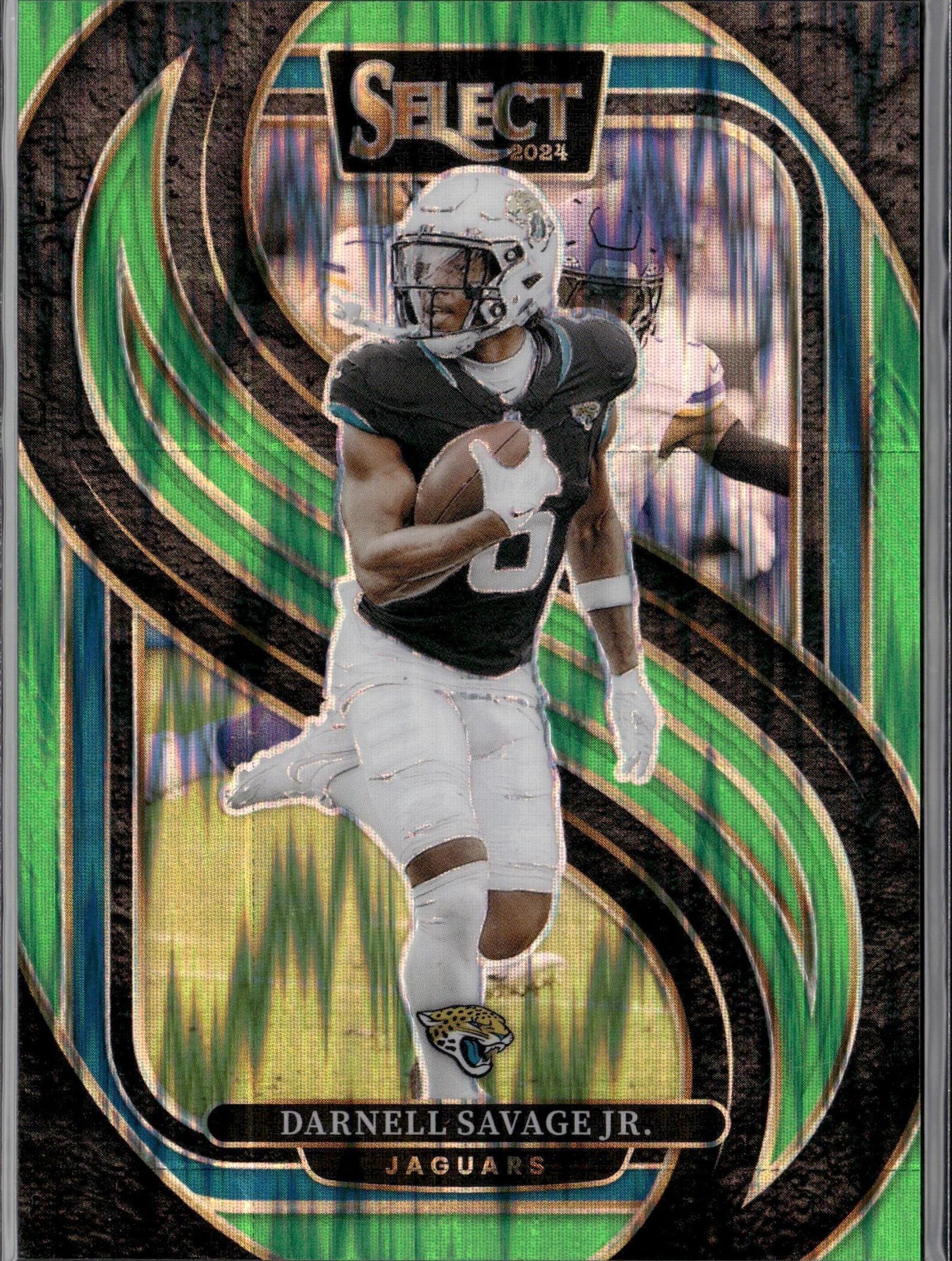 2024 Panini Select Darnell Savage Jr. Neon Green Prizm Shock #/499 #144