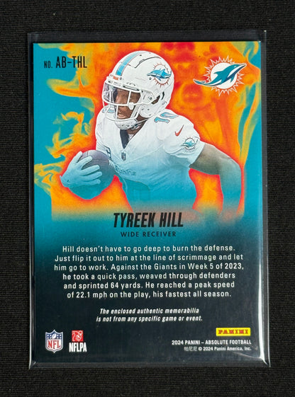 2024 Panini Absolute Tyreek Hill Absolute Burners #AB-THL
