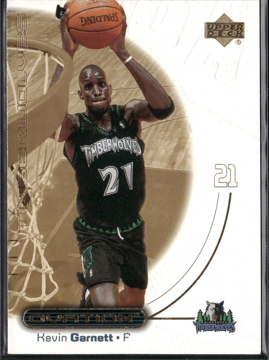 2000-01 Upper Deck Ovation Kevin Garnett #31