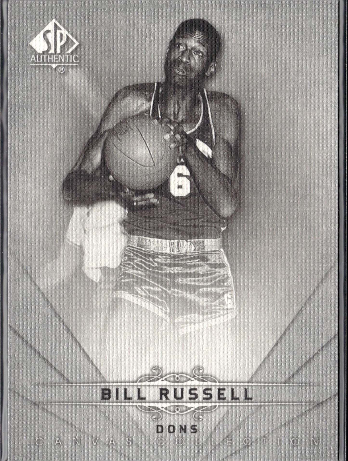 2012-13 SP Authentic Bill Russell Canvas Collection #CC-3