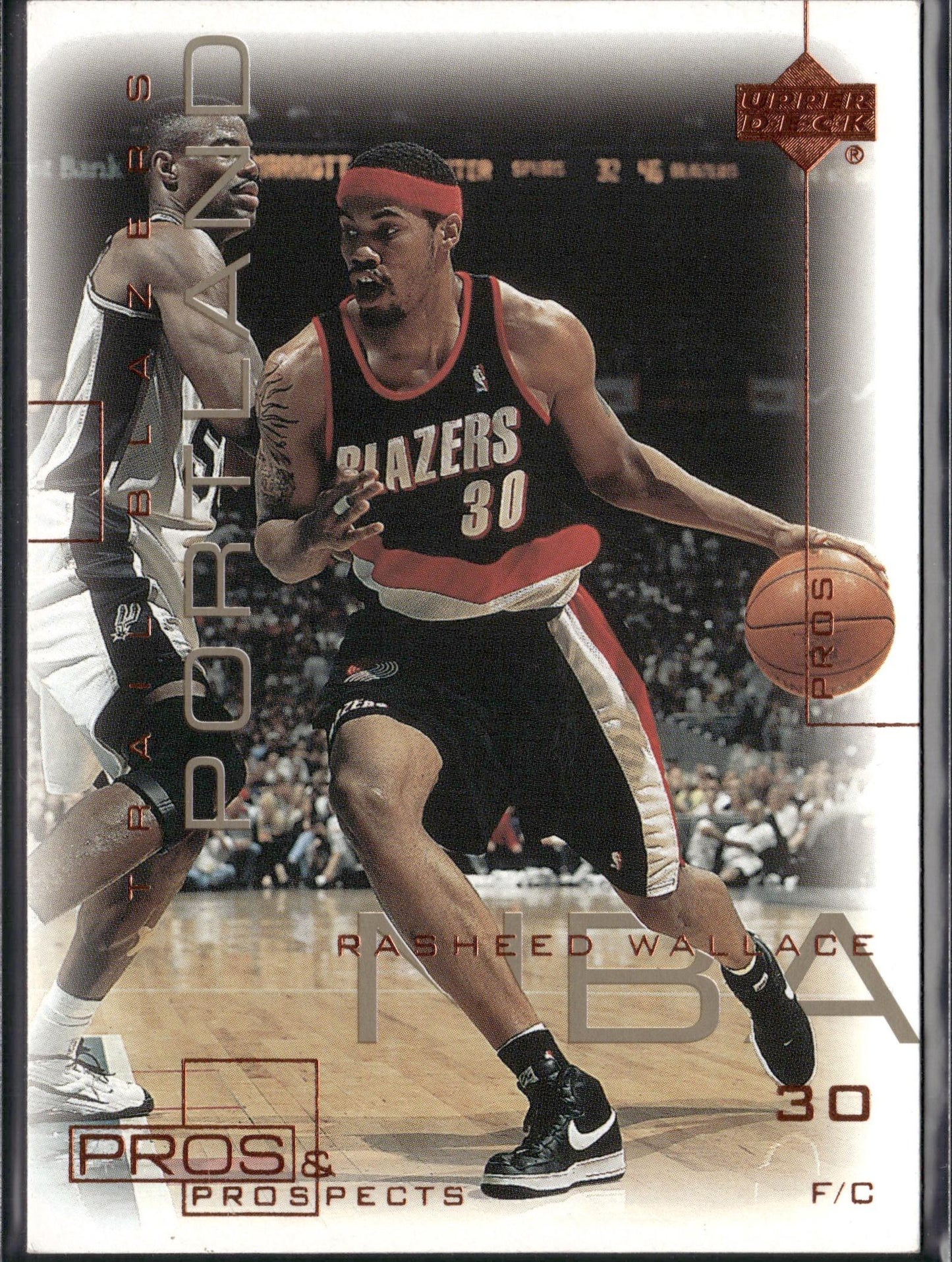 2000-01 Upper Deck Pros & Prospects Rasheed Wallace #67