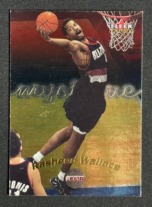 2000-01 Fleer Mystique Rasheed Wallace #12