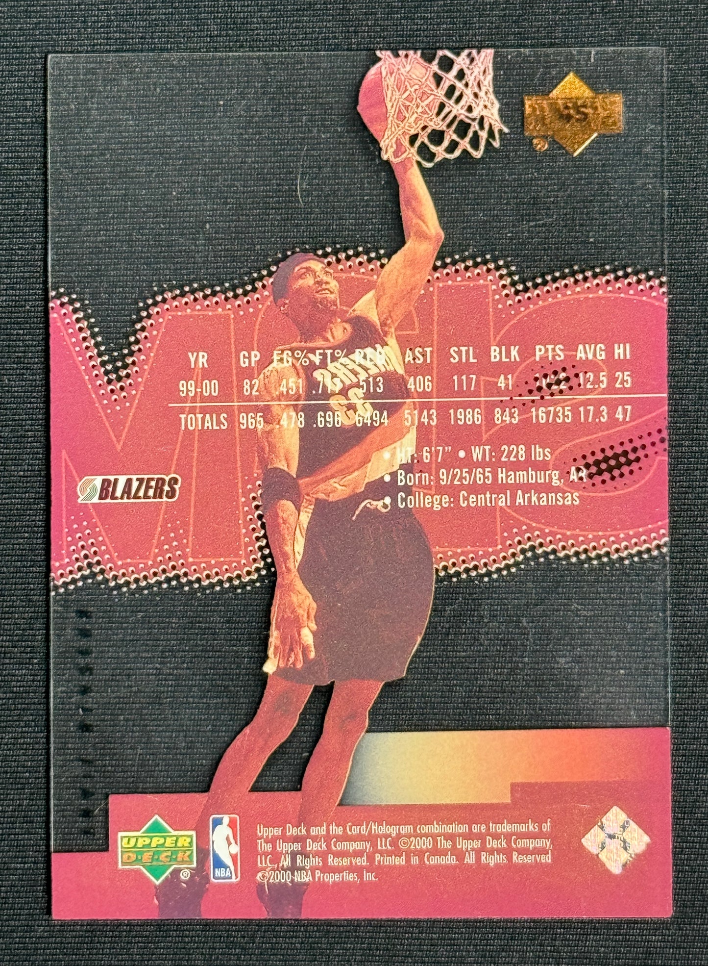 2000-01 Upper Deck Slam Scottie Pippen #45