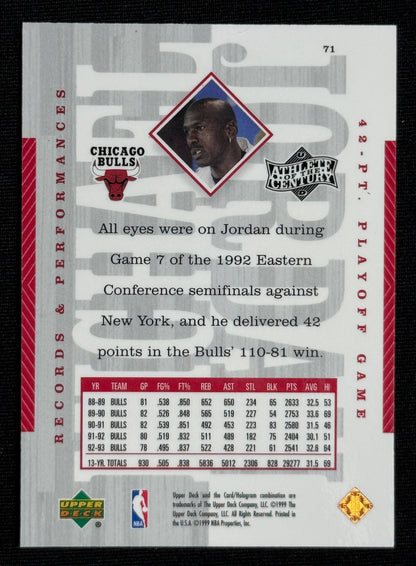 1999 Upper Deck Michael Jordan Athlete of the Century Michael Jordan #71