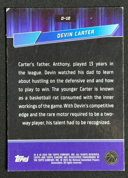2024-25 Topps Chrome - Destiny Devin Carter #D-10