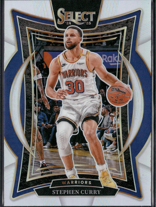 2024-25 Panini Select Stephen Curry Silver Prizm #7