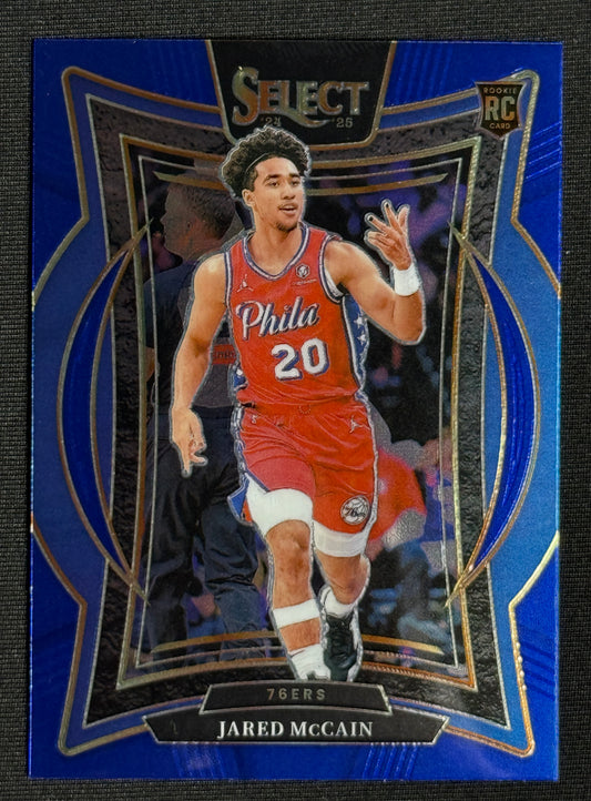2024-25 Panini Select Jared McCain Rookie Blue (Retail) #82