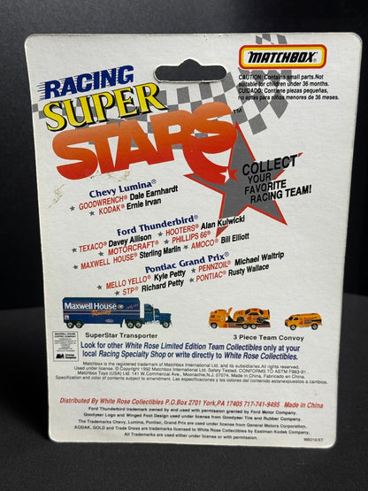 1992 White Rose Collectibles Racing Super stars matchbox