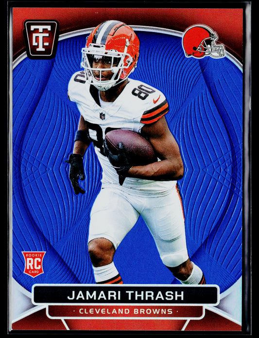 2024 Panini Totally Certified Jamari Thrash Mirror Platinum Blue #/149 #133 RC