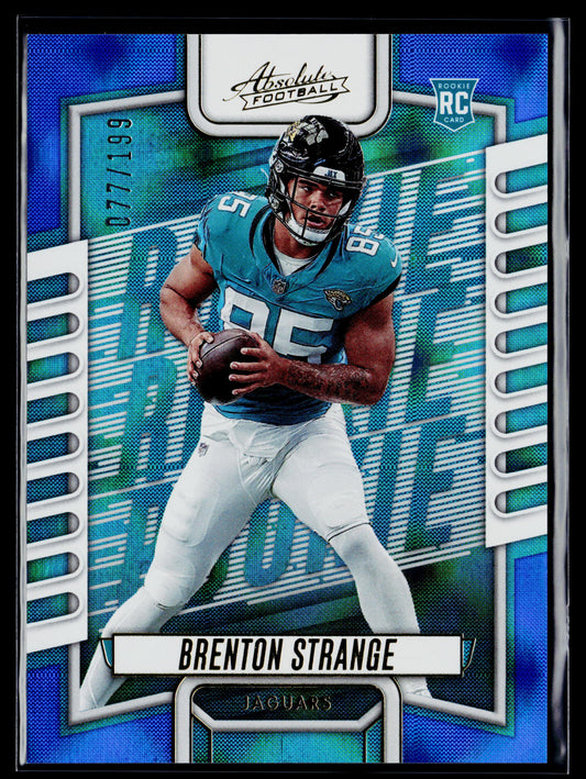 2023 Panini Absolute Brenton Strange Blue Diamonds #/199 #176