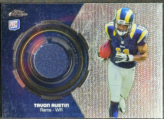 2013 Topps Chrome Tavon Austin Rookie Relics #RR-TA