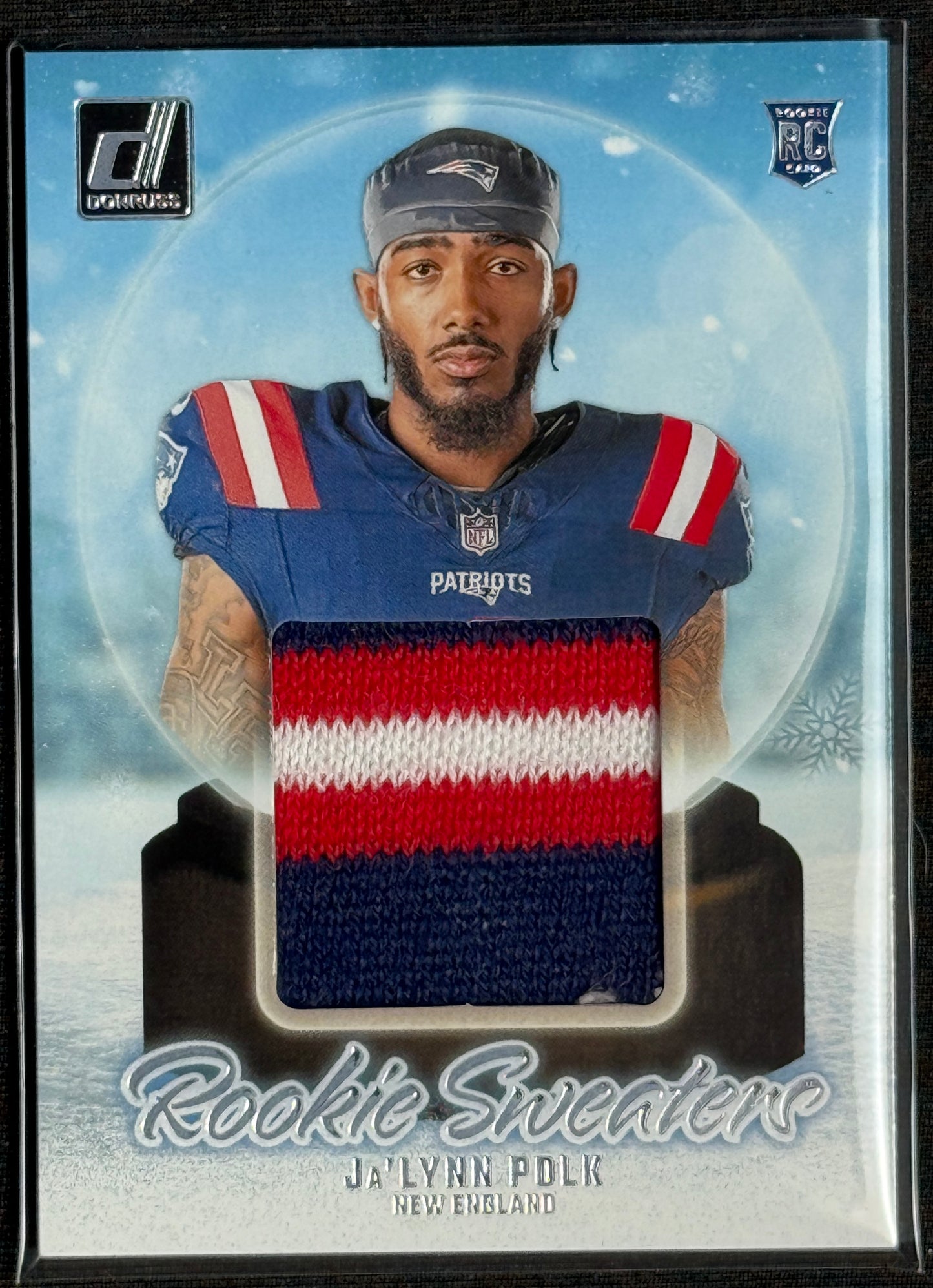 2024 Donruss Ja’Lynn Polk Rookie Holiday Sweater #RHS-JPO