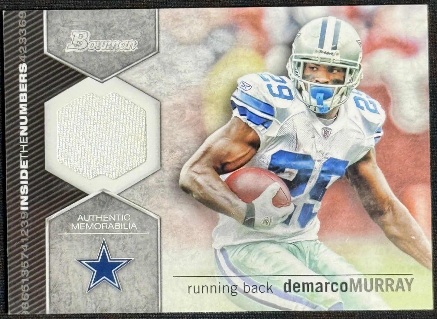 2012 Bowman DeMarco Murray Inside the Numbers Relics #ITNR-DM