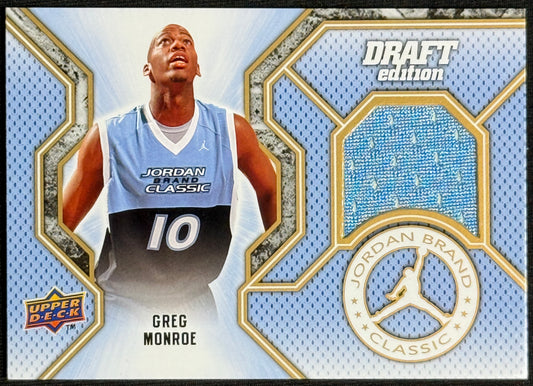 2010-11 SP Authentic Greg Monroe Jordan Brand Classic #JC-MG