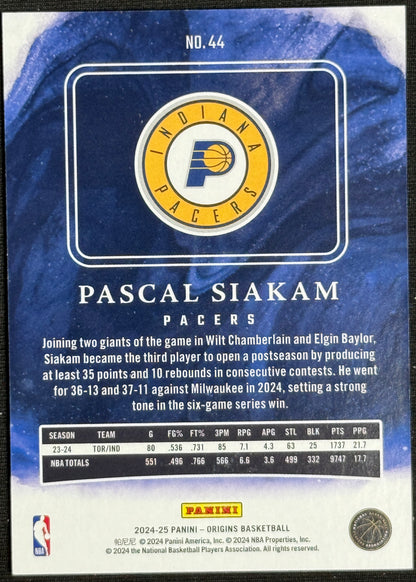 2024-25 Panini Origins Pascal Siakam #44