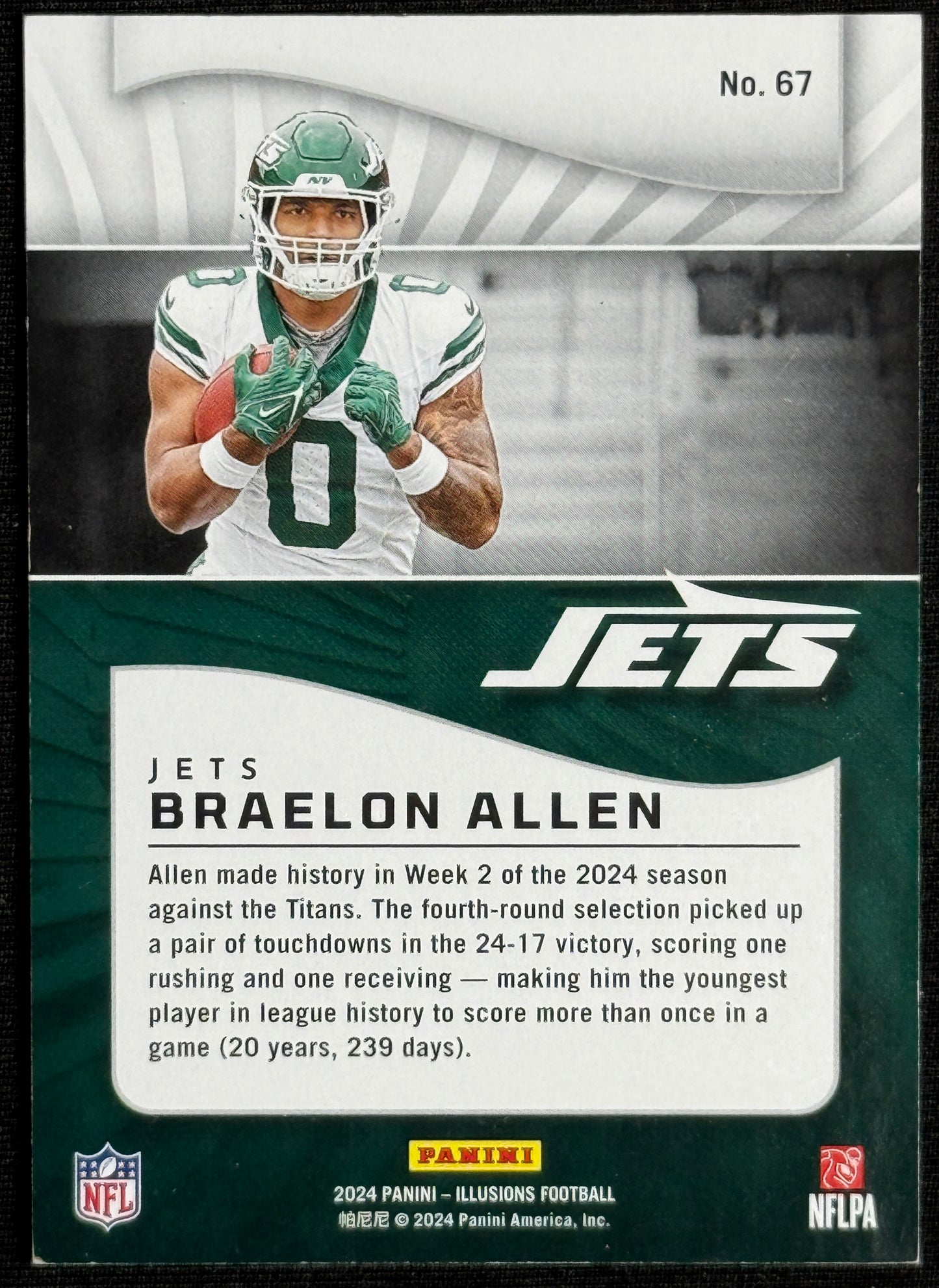2024 Panini Illusions Braelon Allen Retail #67