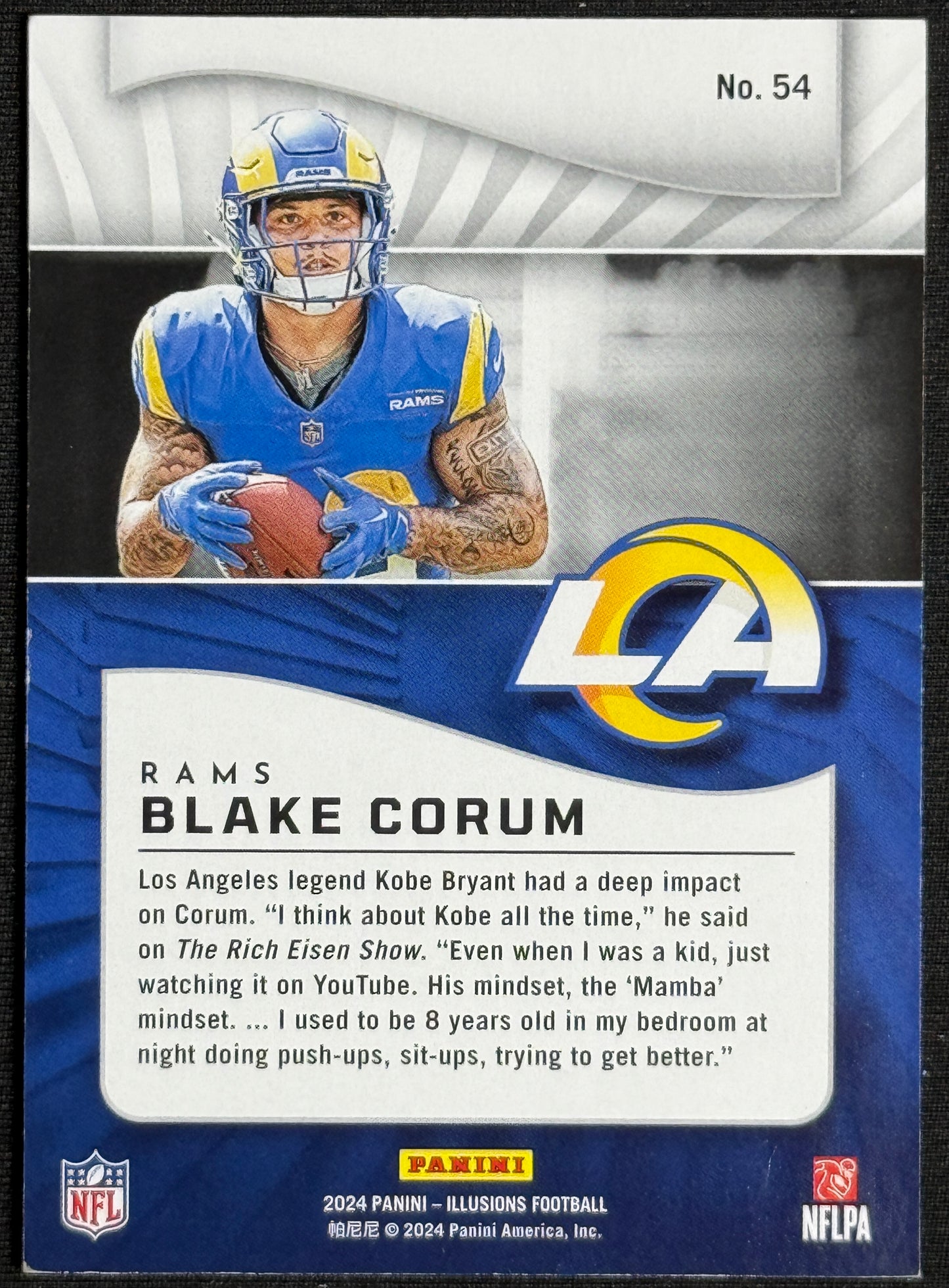 2024 Panini Illusions Blake Corum Rookie #54