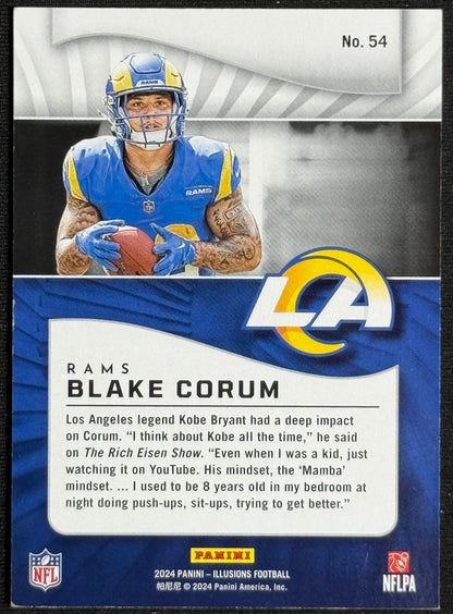2024 Panini Illusions Blake Corum Rookie #54
