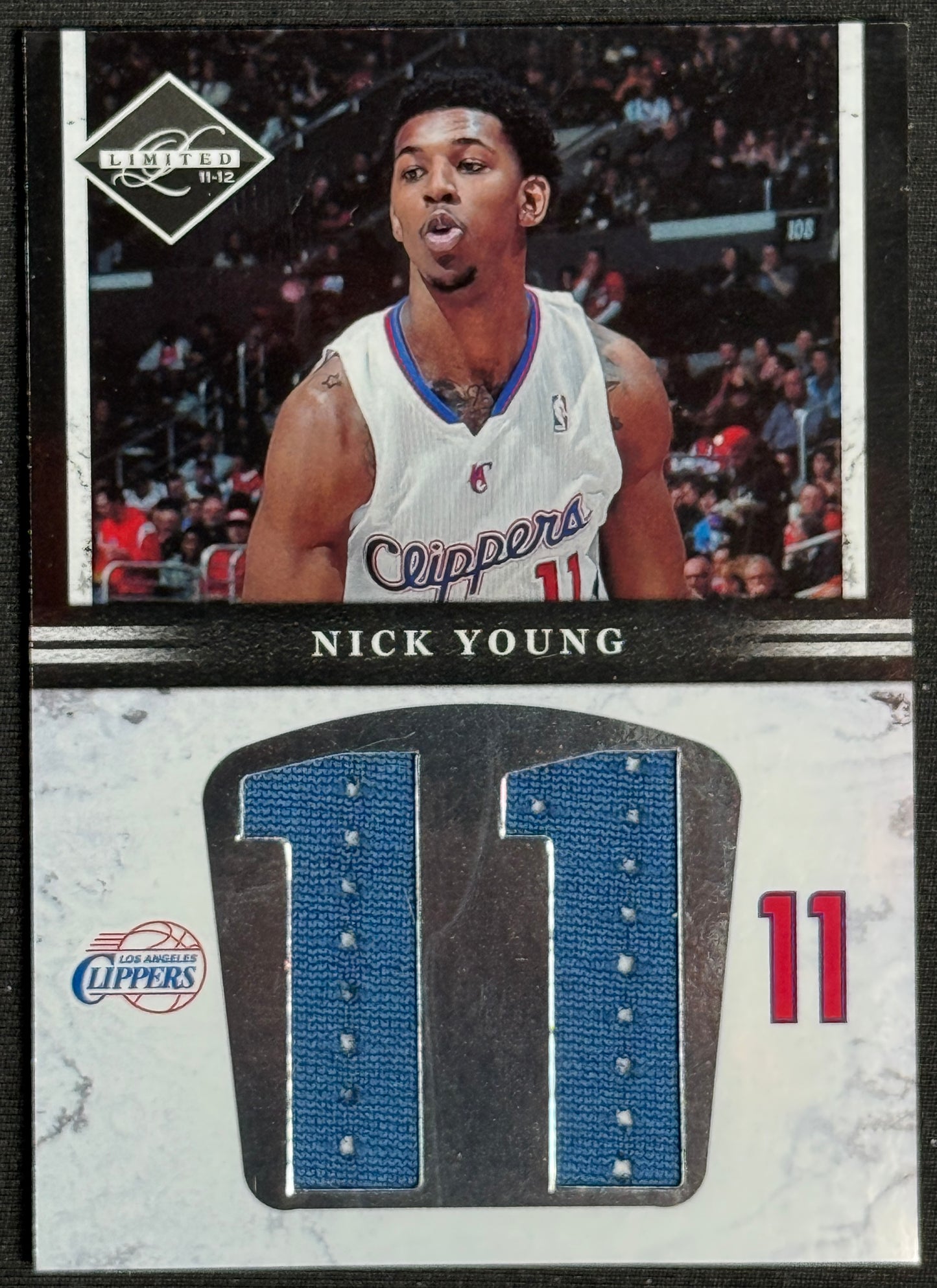 2011-12 Panini Limited Nick Young Jumbo Jersey Numbers #/99 #14
