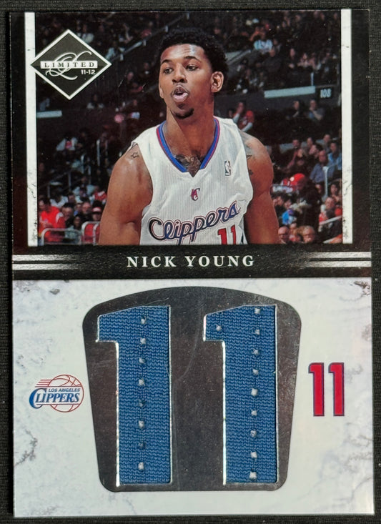 2011-12 Panini Limited Nick Young Jumbo Jersey Numbers #/99 #14